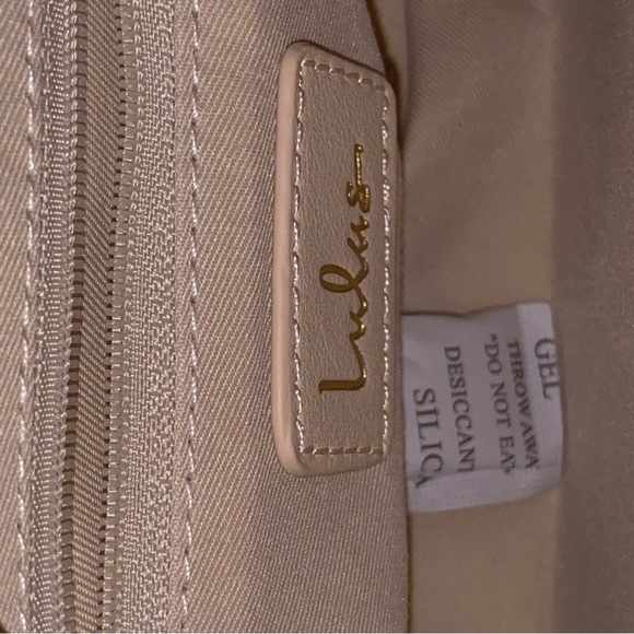 Lulu’s Cute and Casual Light Nude Woven Handbag - Picture 7 of 9